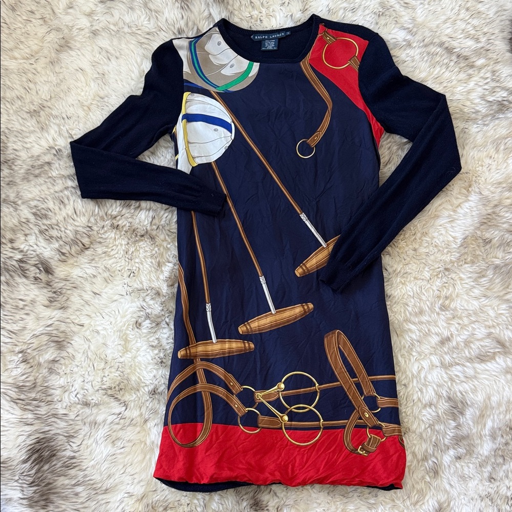 Ralph Lauren Silk/Cashmere Dress